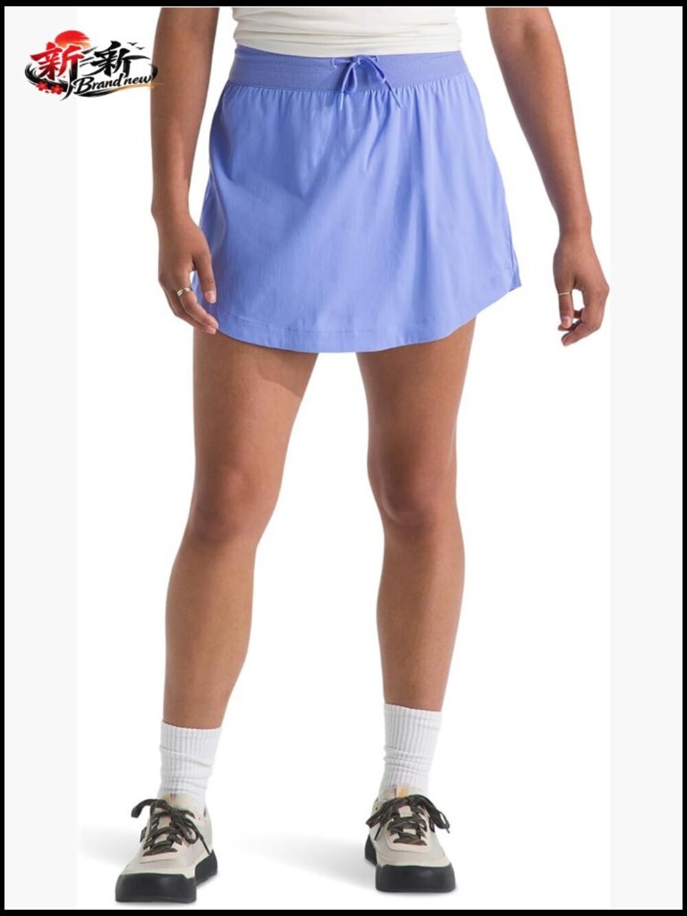 Active Skort with FLASHDRY-XD, Drawstring Waist, Medium Weight High Stretch